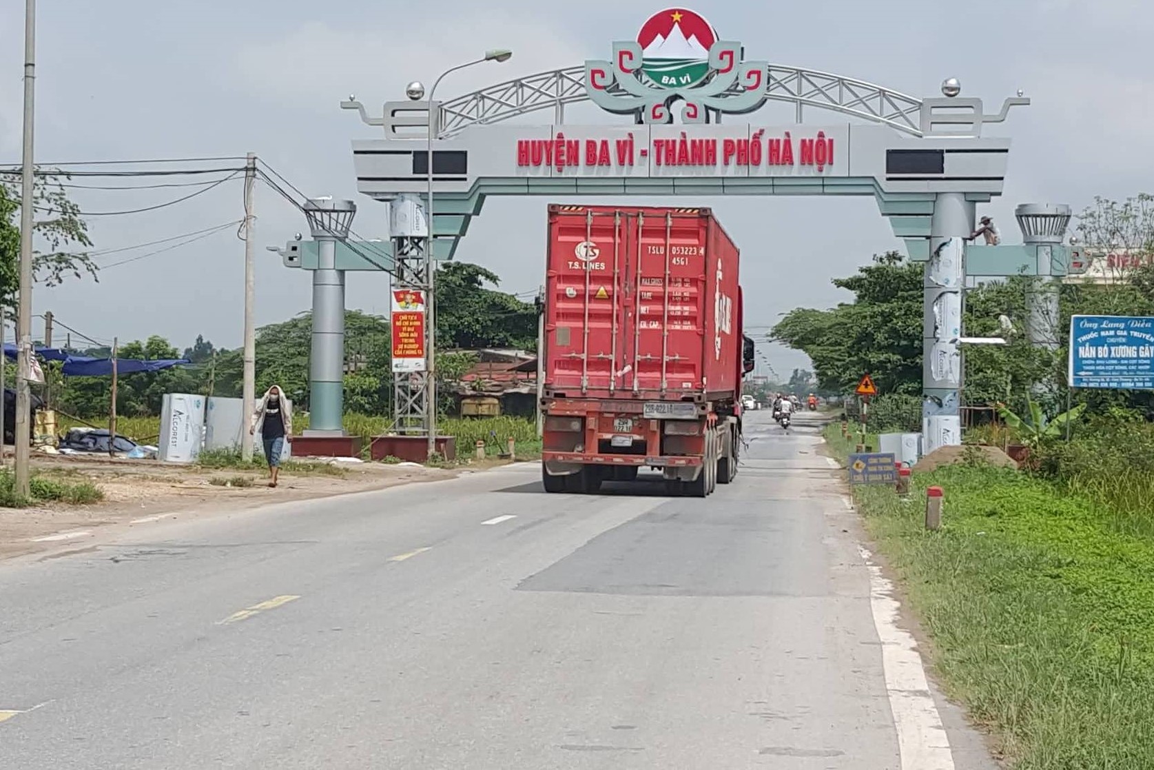 Dịch vụ cho thuê xe tải chở hàng tại huyện Ba Vì – Hà Nội