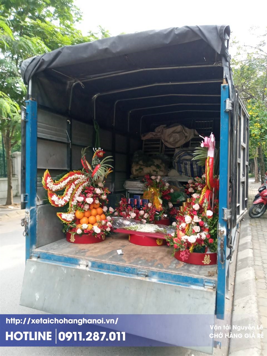 vận chuyển mâm lễ, tráp cưới, tráp hỏi ở Hà Nội bằng xe tải