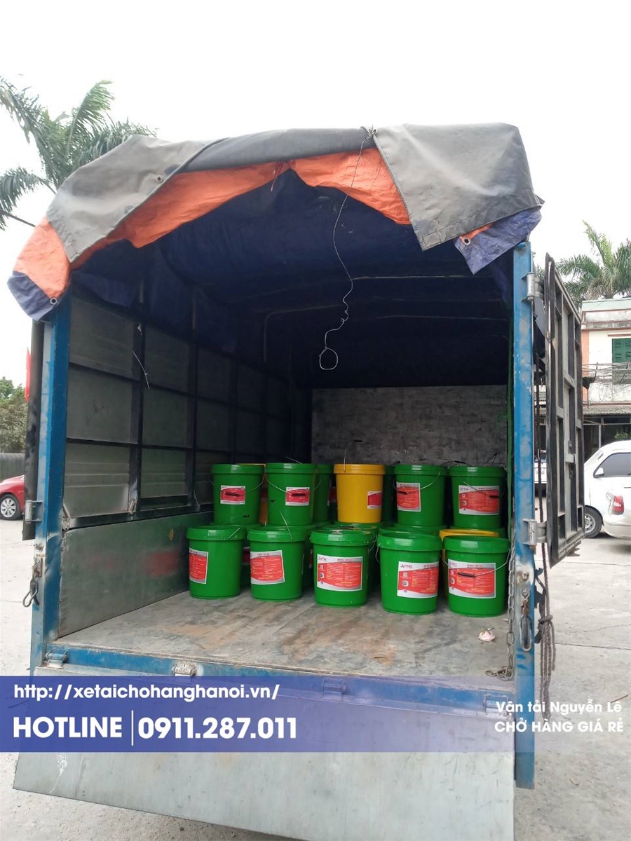 cho thuê xe tải chở sơn ở Hà Nội