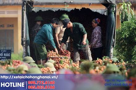 Chở hoa quả, nông sản bằng xe tải nhanh chóng ở Hà Nội
